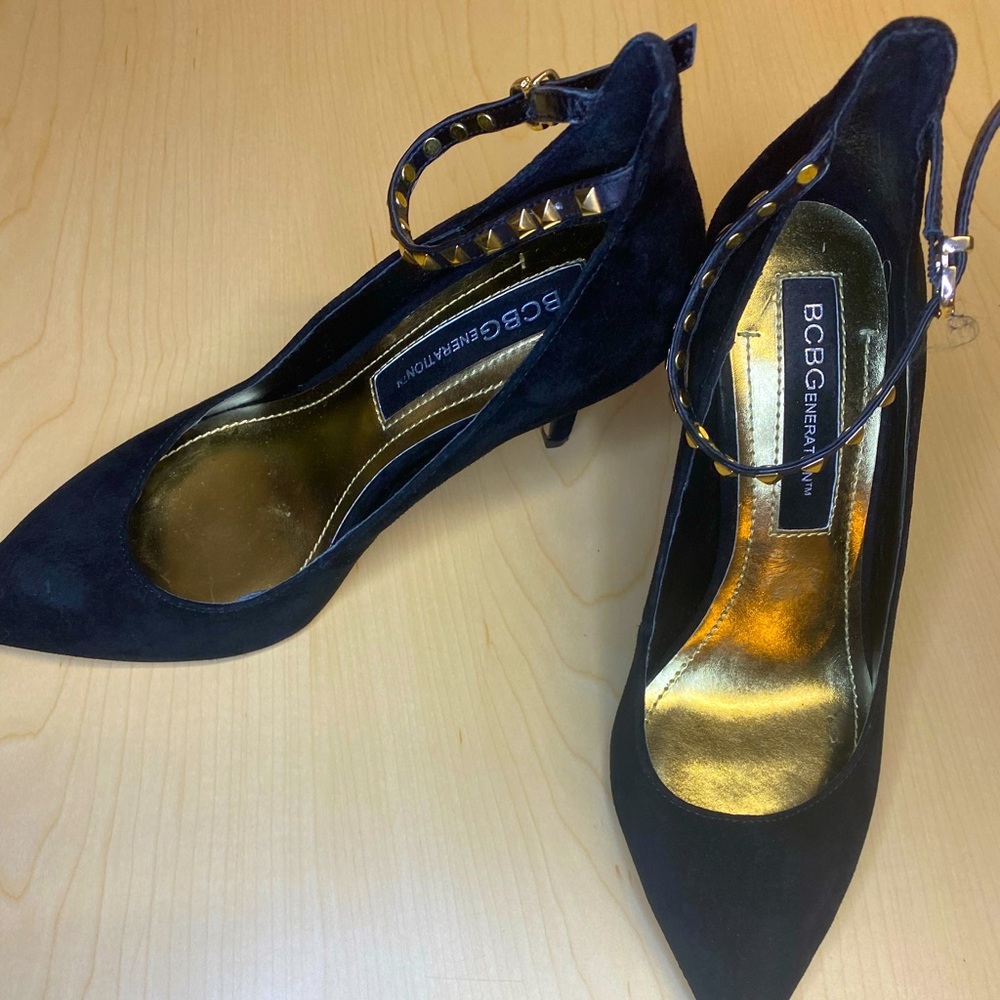 BCBGeneration black suede high heels - 7M - high quality